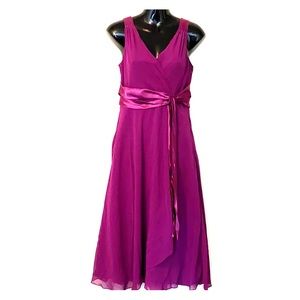 Evan Picone A-line purple evening dress, size 8